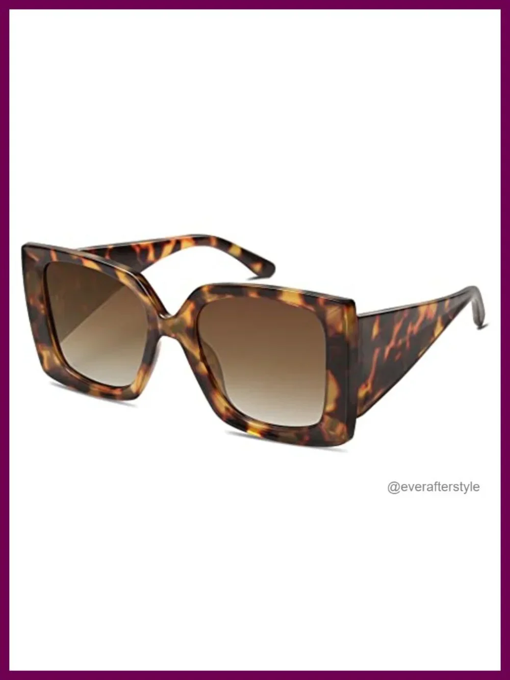 Polarized Oversized Square Sunglasses for Women
